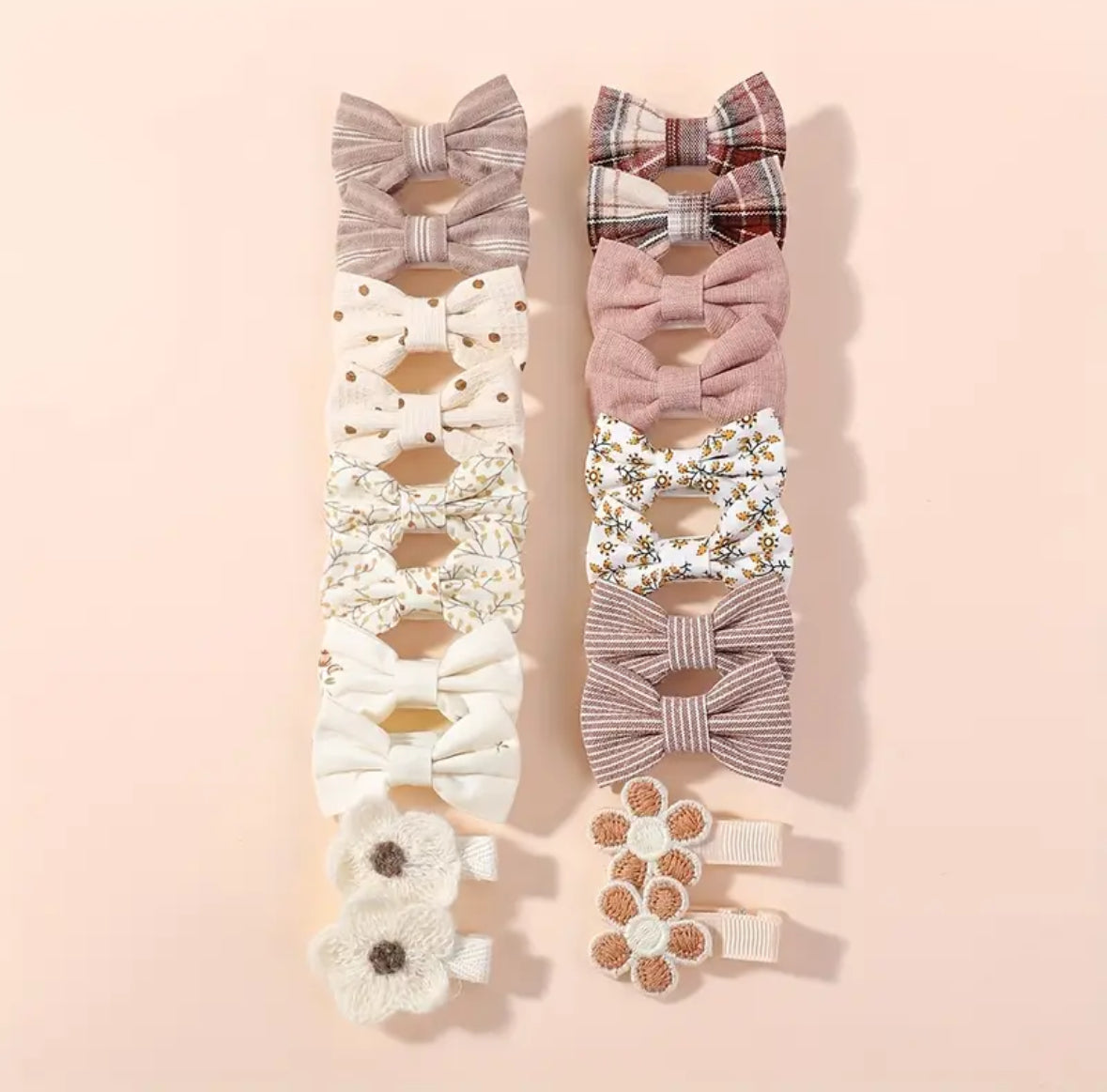 (22-piece in Box )set of girl's accessories includes cute hairpins and 2 ponytails, perfect for gifting on birthdays or any special day this with box included.